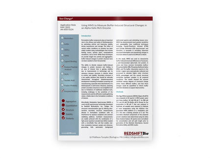 Measurement of secondary structure directly in formulation without interference from excipients